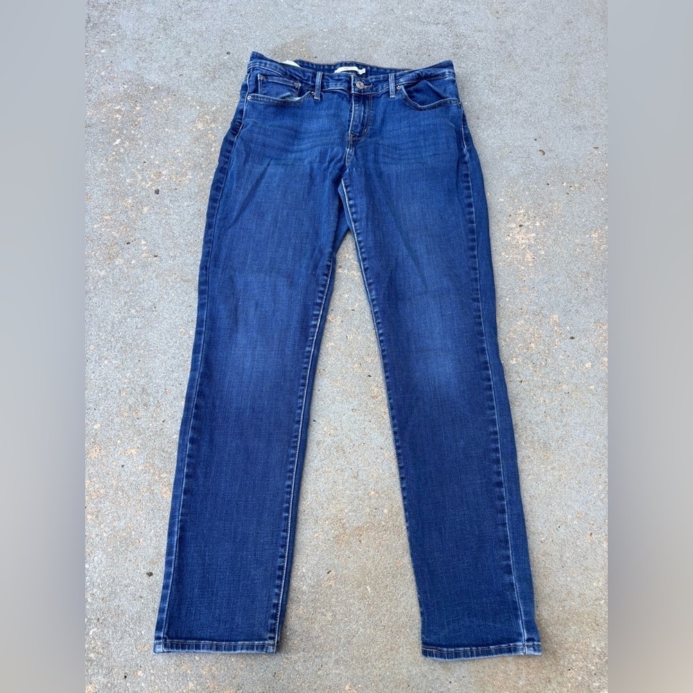 Levi's Classic Indigo Straight Leg Jeans